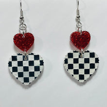 Load image into Gallery viewer, Checkered & Striped Hearts
