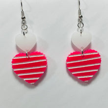 Load image into Gallery viewer, Checkered & Striped Hearts