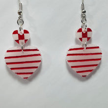 Load image into Gallery viewer, Checkered & Striped Hearts