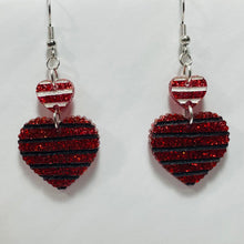 Load image into Gallery viewer, Checkered & Striped Hearts