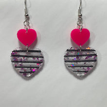 Load image into Gallery viewer, Checkered & Striped Hearts
