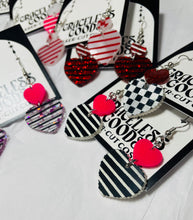 Load image into Gallery viewer, Checkered & Striped Hearts