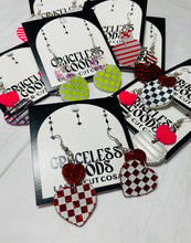 Load image into Gallery viewer, Checkered & Striped Hearts