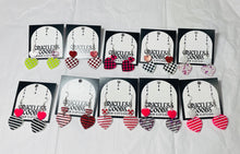 Load image into Gallery viewer, Checkered & Striped Hearts