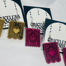 Load image into Gallery viewer, Papel Picado Valentine Earrings
