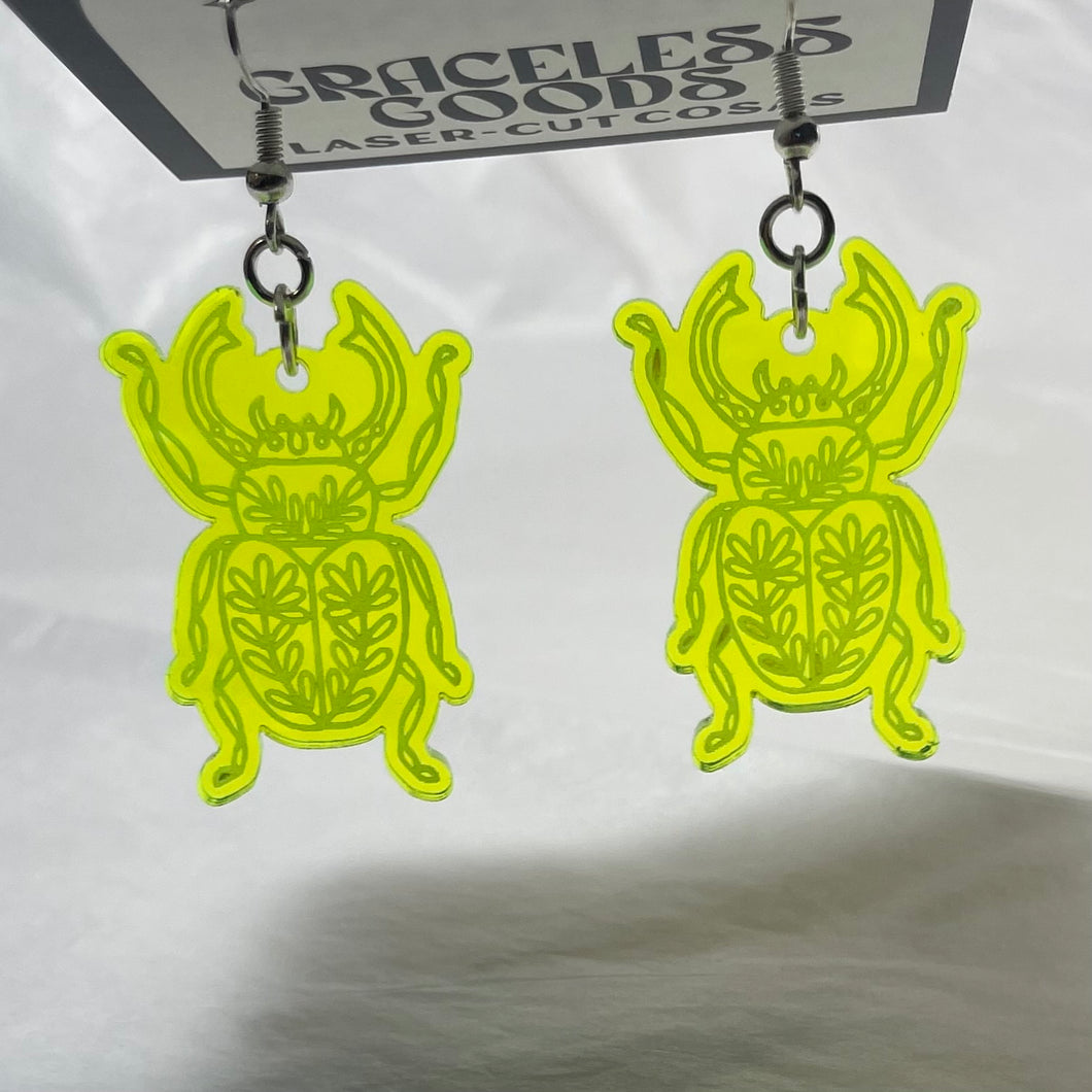 Pretty Beetles Earrings