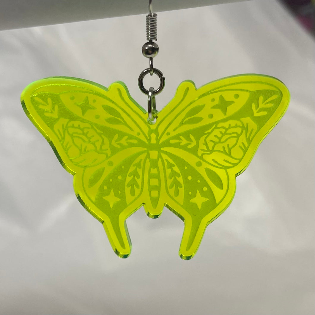 Pretty Moth Earrings